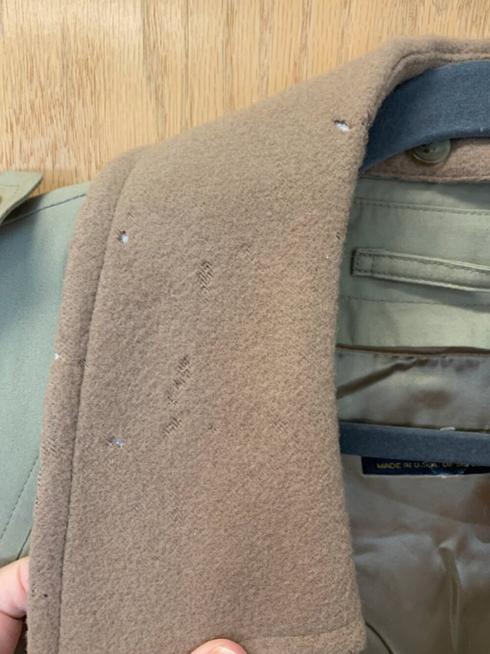 Brooks Brothers Classic Trench Coat w/ Wool Lining | Vintage-Inspired | AS-IS - Picture 6 of 13